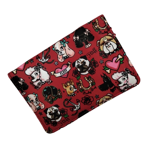 NWOT Fluff Dog Lover Passport Wallet - Picture 3 of 4